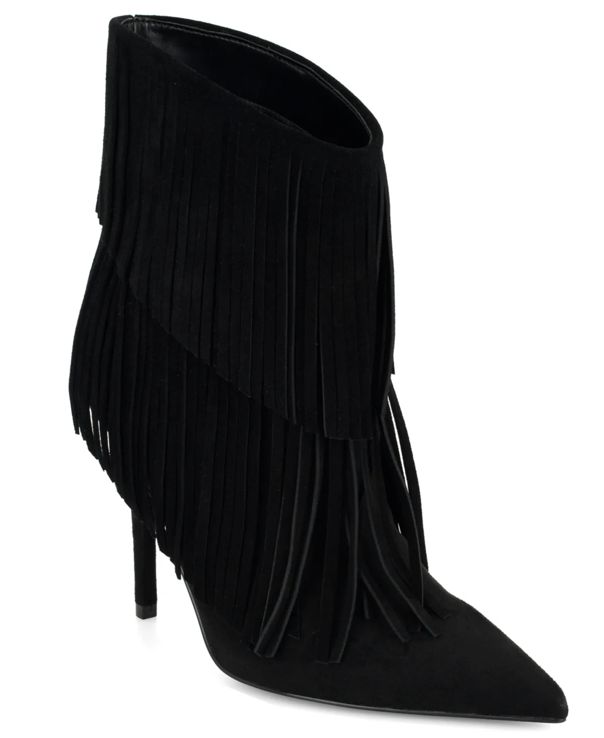 Carbona Fringe Pointed Toe Stiletto Booties by Nine West