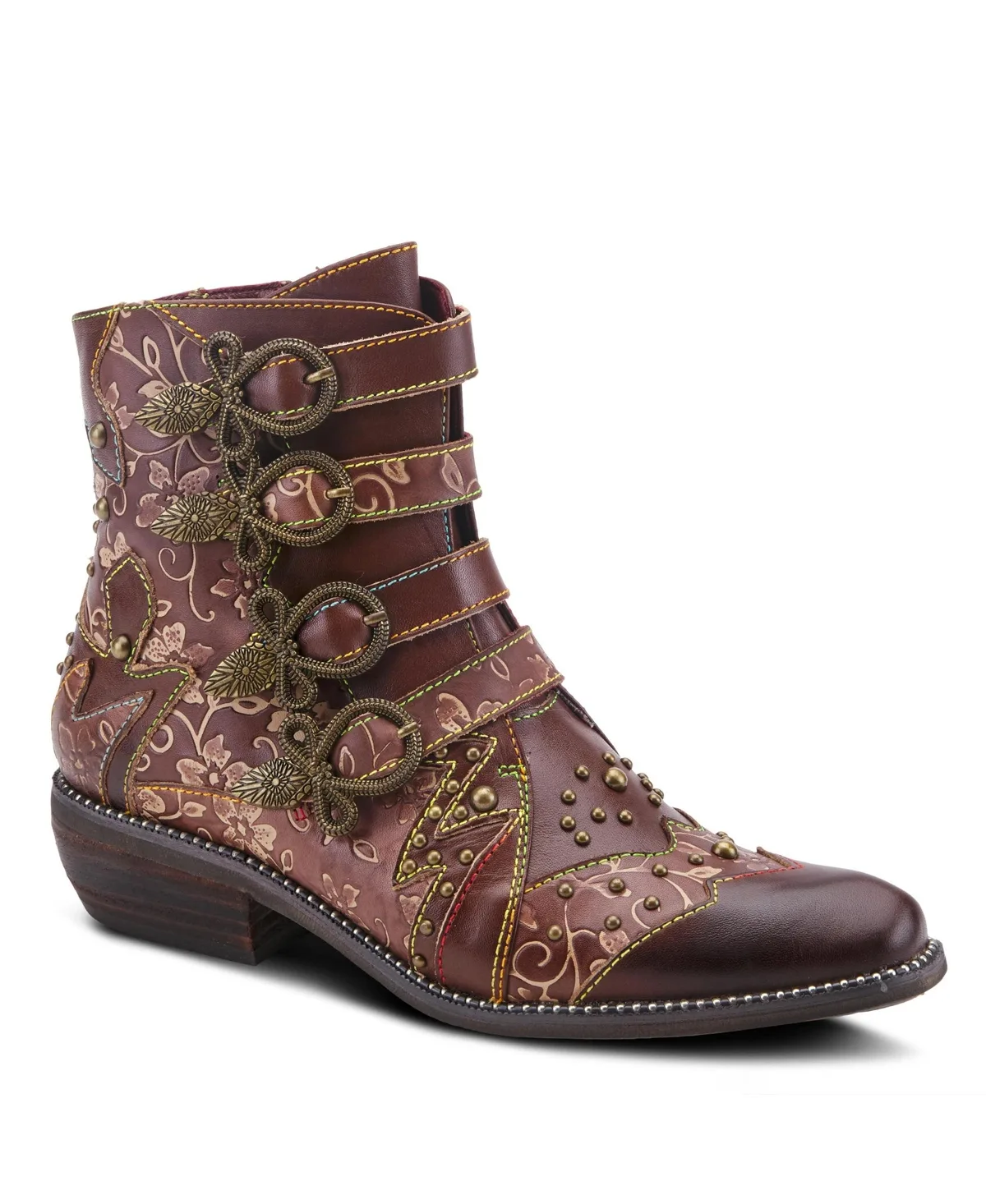 Rodeha Bootie with Buckle Closure by L'artiste