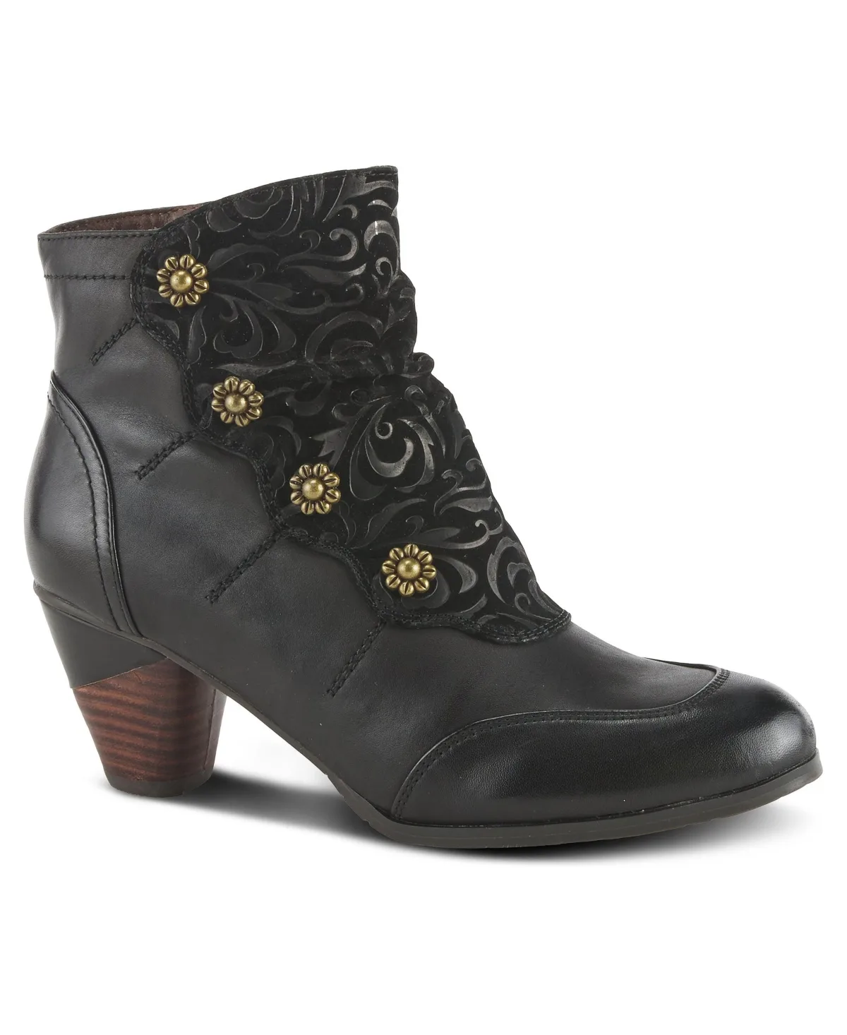 Belgard Bootie Shoe with Suede Upper by L'artiste