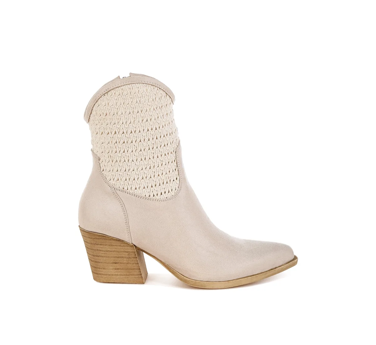 Bimmy Woven Pointy Western Boots by London Rag