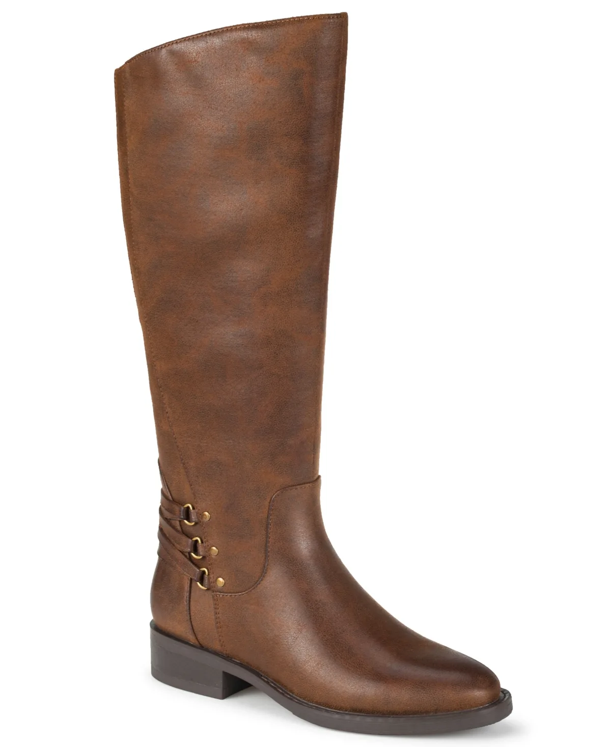 Ressa Zipper Riding Boots