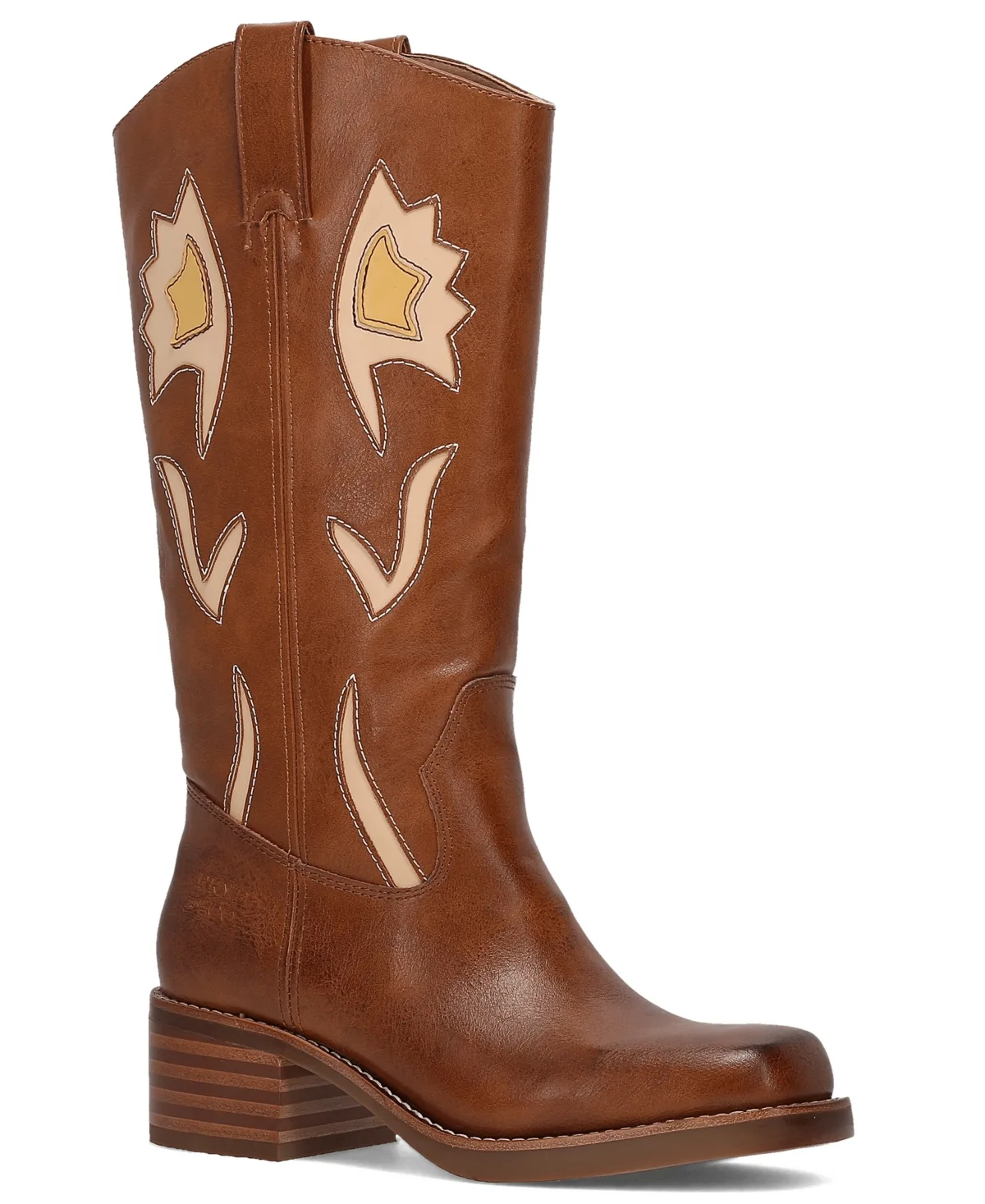Miranda 10 Flower Slip-On Tall Boots