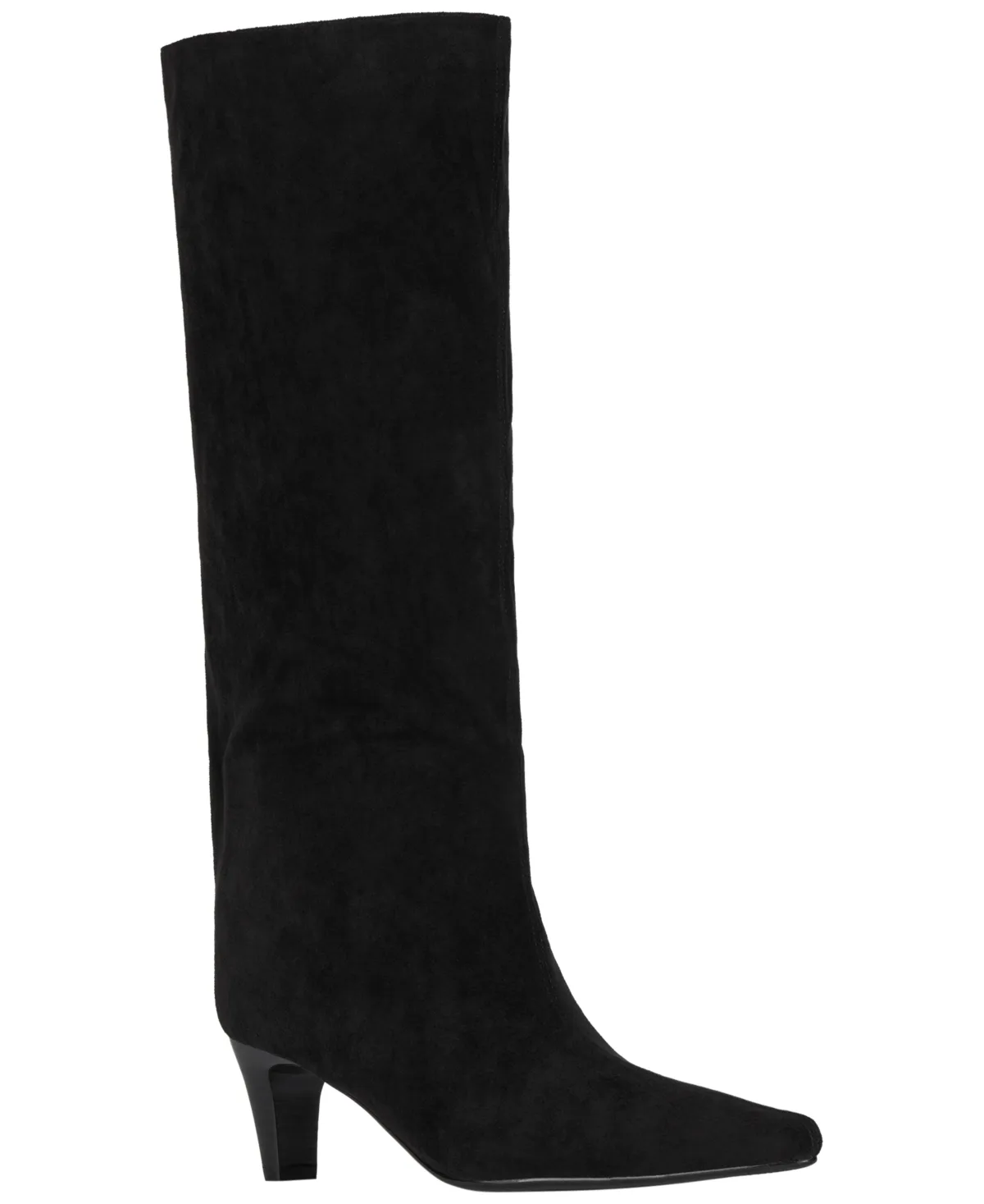 Trixxie Kitten Heel Stovepipe Knee High Boots