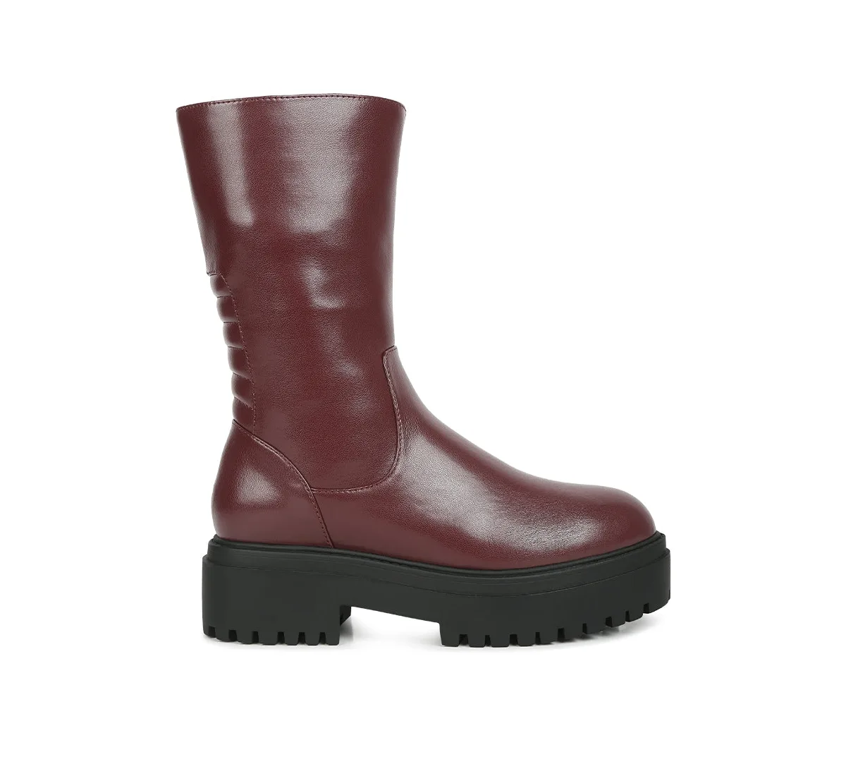 Lewisa Panelled Lug Sole Boots by London Rag