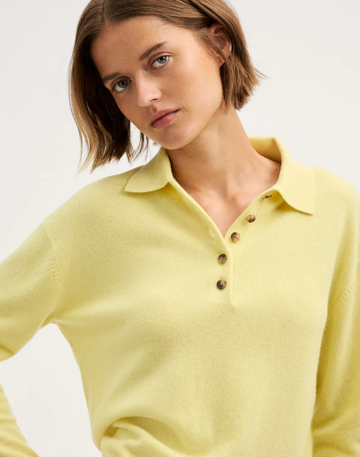 Polo Sweater in 100% SoftWool