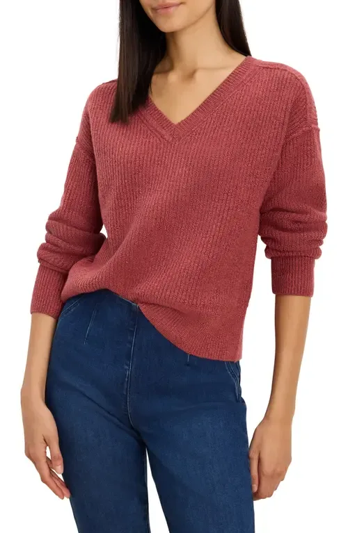 Cozy Cottage V-Neck Sweater by NIC+ZOE