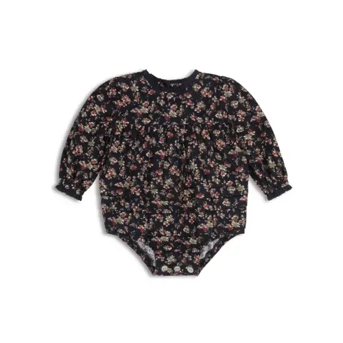 Looms Brushed Floral Dress Collection - Romper by Looms Knits