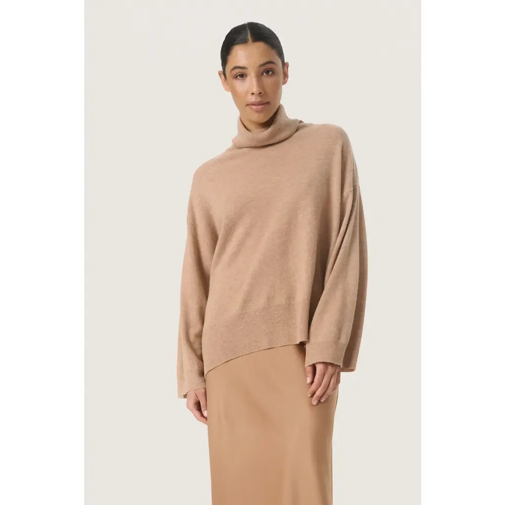 Molina Loose Fit Rollneck Pullover by Soaked in Luxury