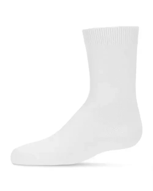 Basic Soft Rayon Crew Socks by MeMoi