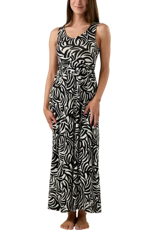 V-Neck Maxi Dress with Pockets by UV Skinz