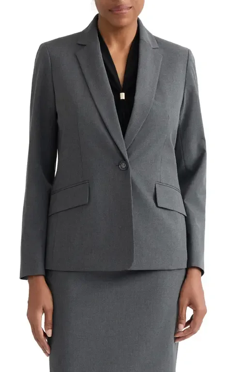 Washable One-Button Jacket by KASPER