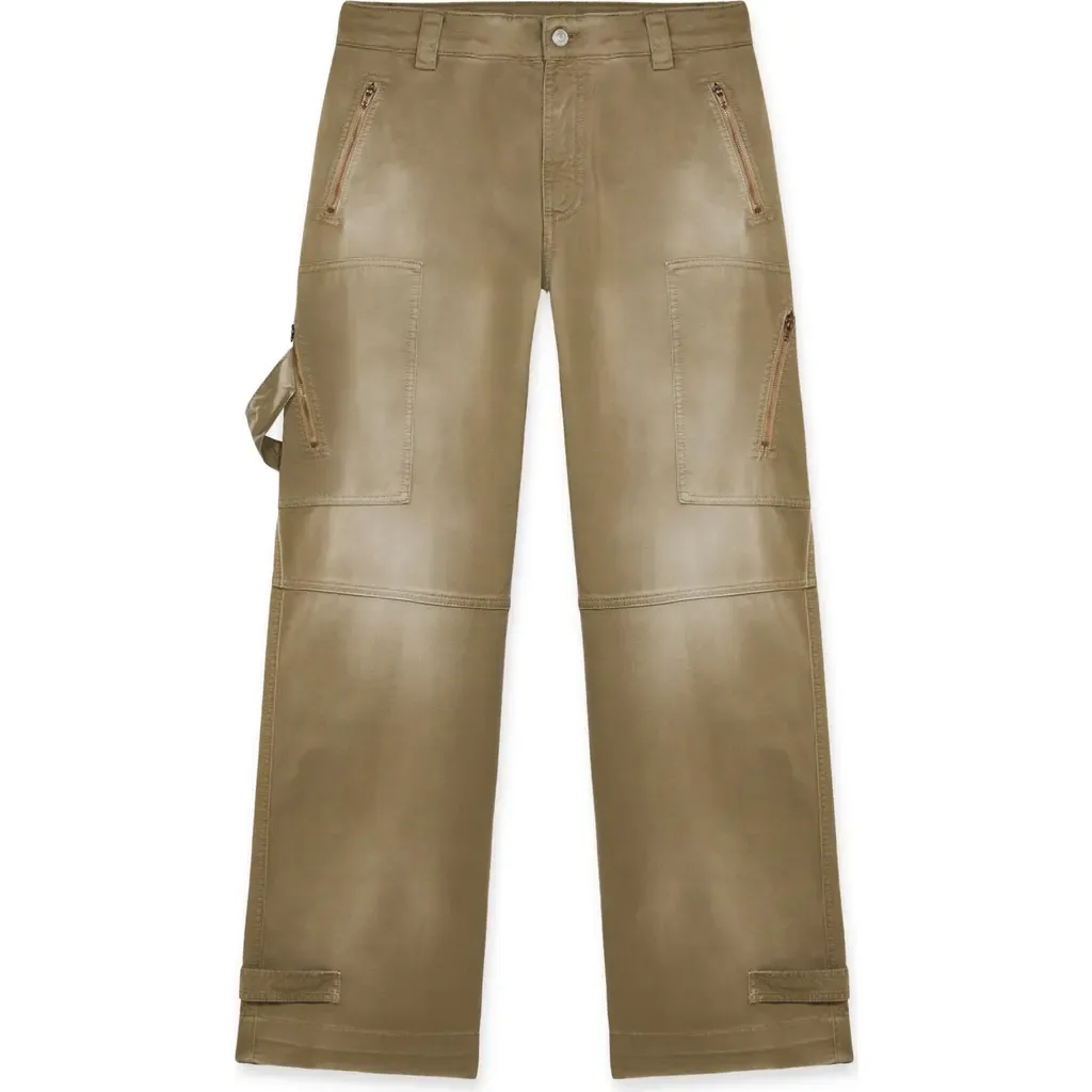 Juniat Cargo Twill Cotton Trousers by Fortela