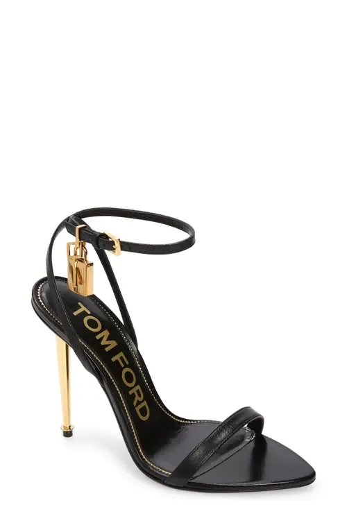 Padlock Pointy Toe Sandal by TOM FORD