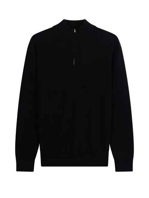 Timeless Half-Zip Cashmere Sweater