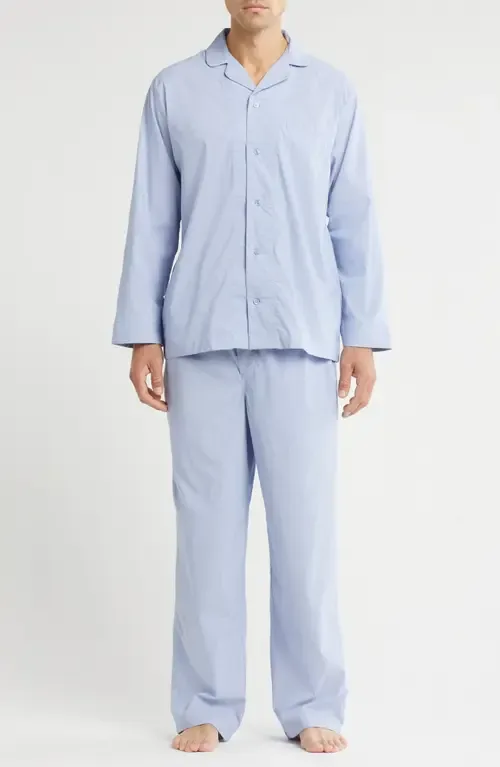 Plaid Poplin Pajamas by Nordstrom