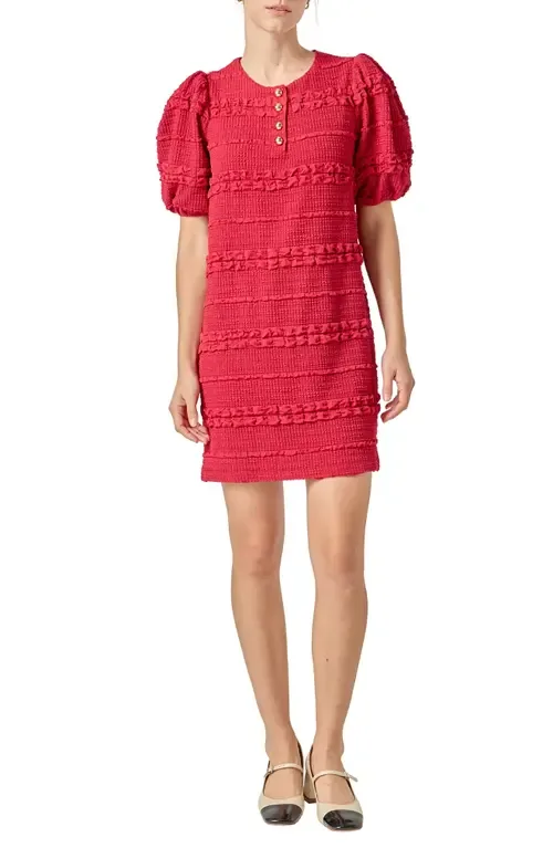Smocked Minidress by English Factory