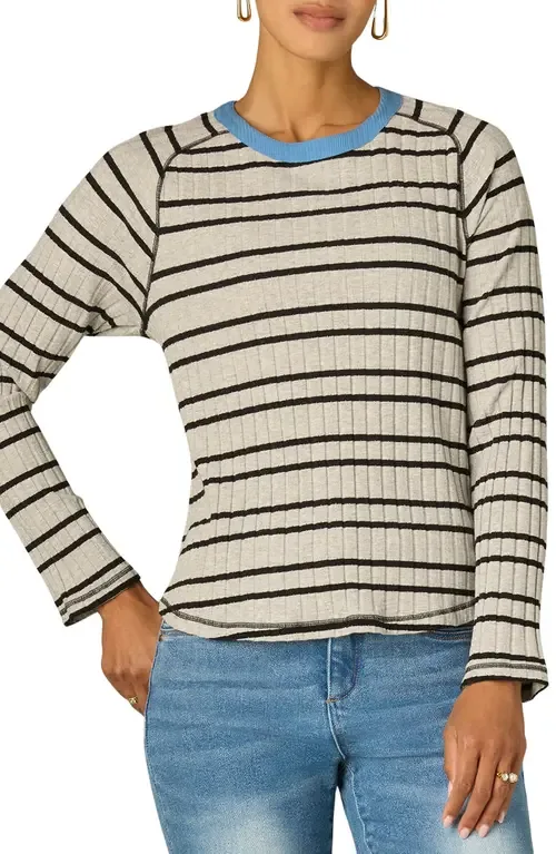 Stripe Rib Top by Wit & Wisdom
