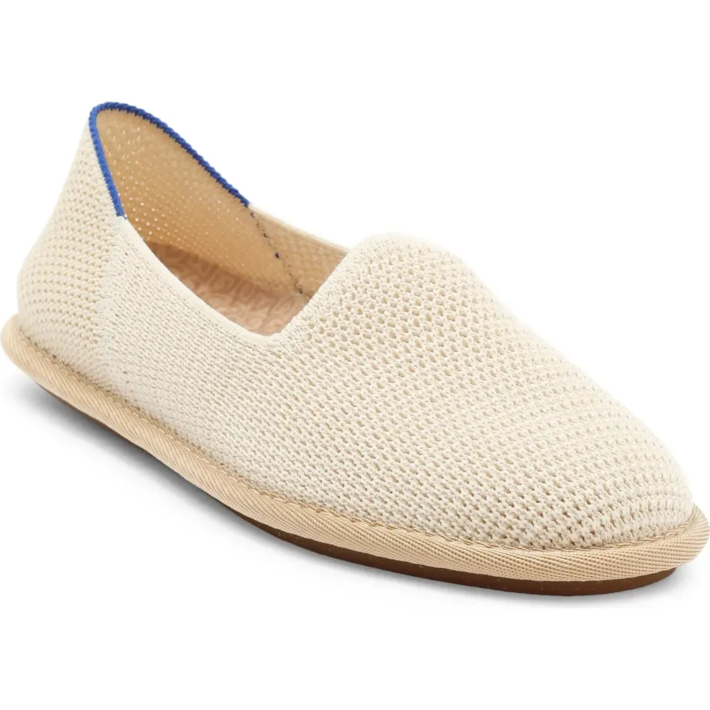 The Cruiser Loafer in White Raffia-Knit by Rothy's