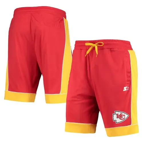 Starter Red/Gold Kansas City Chiefs Fan Favorite Fashion Shorts by STARTER