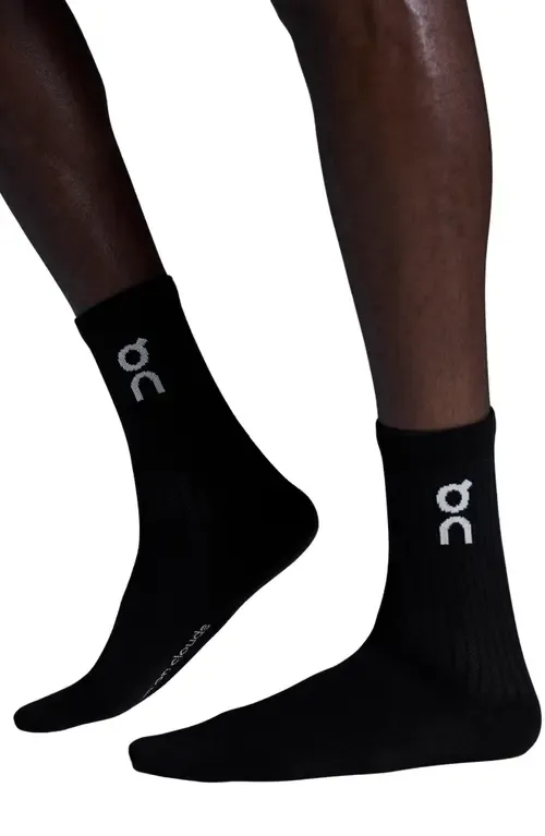 Logo Organic Cotton Crew Socks by On