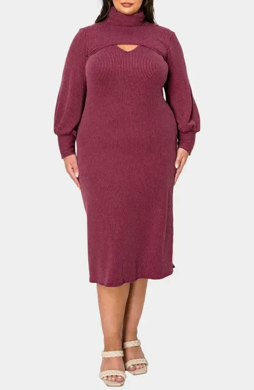 Aster Plissé Two-Piece Sweater Dress by L I V D