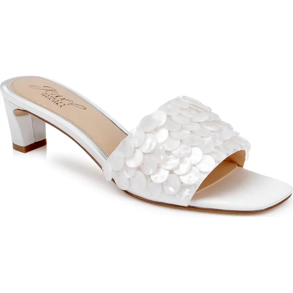 Pacific Block Heel Sandal by Jewel Badgley Mischka