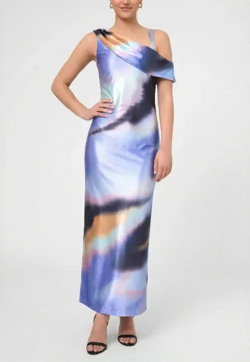 Delphina Draped Neck Maxi Dress by RACHEL Rachel Roy