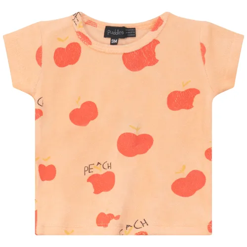 Cotton Terry Peach 2-Piece Short Set by Puddles