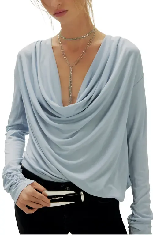 Jane Cowl Neck Long Sleeve Top by Free People