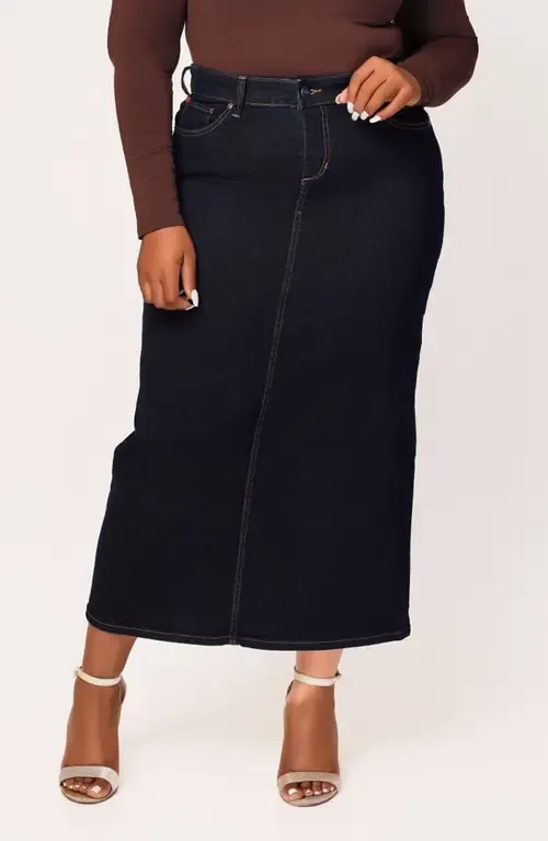 Denim Maxi Skirt by SLINK Jeans