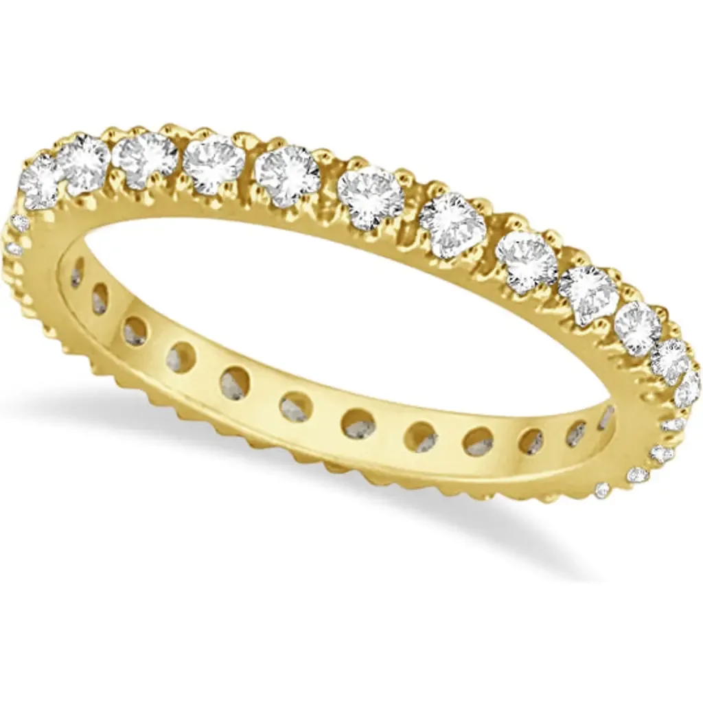 Natural Diamond Eternity Stackable Band 14K by ALLUREZ