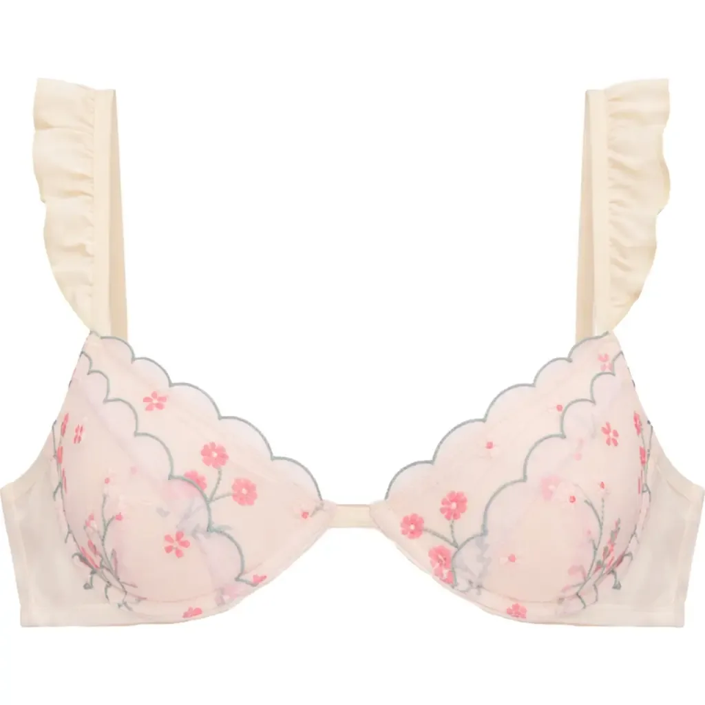 Sirena in Scallop Bikini Top by Ivy Swimwear