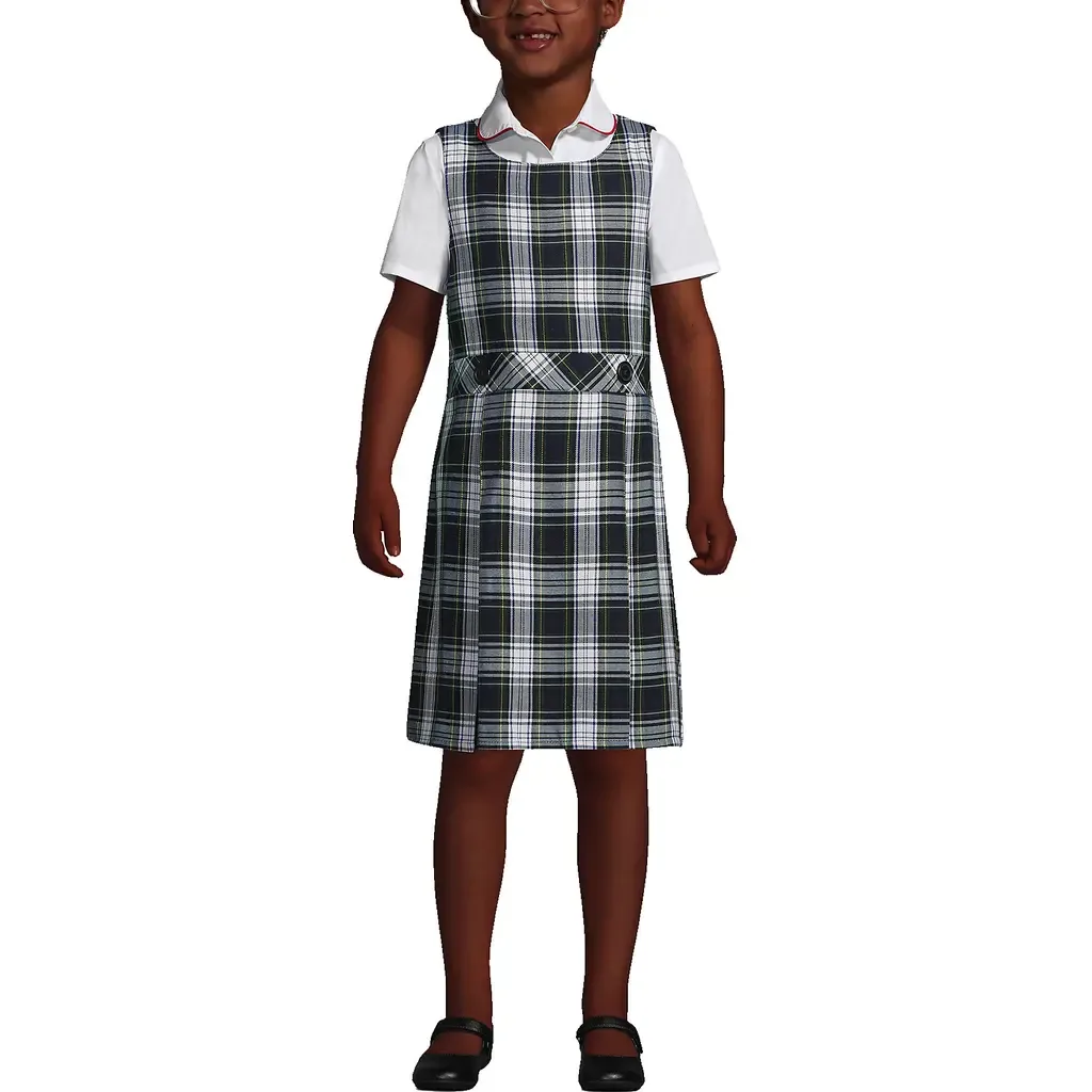 Uniform Plaid Jumper by Lands' End