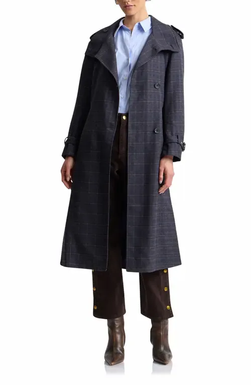 Relaxed Belted Funnel Neck Coat by Avec Les Filles