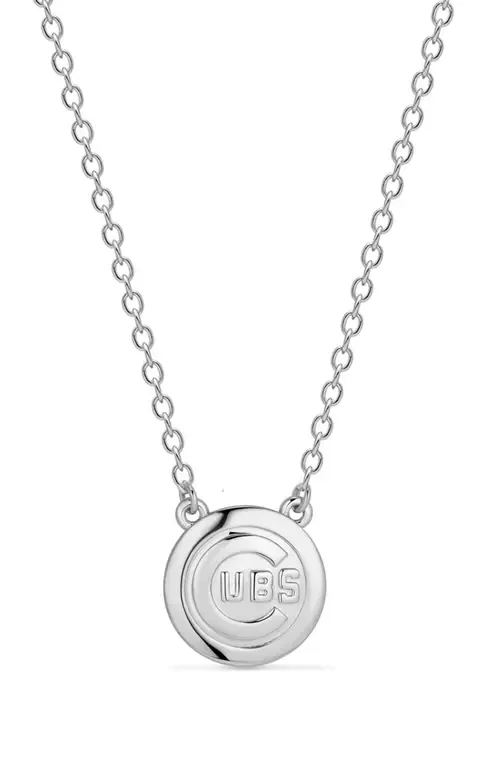 Luv AJ x the MLB Chicago Cubs Logo Charm Necklace by Luv AJ