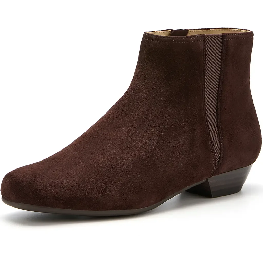 Via Boot in Chocolate Suede by ABEO