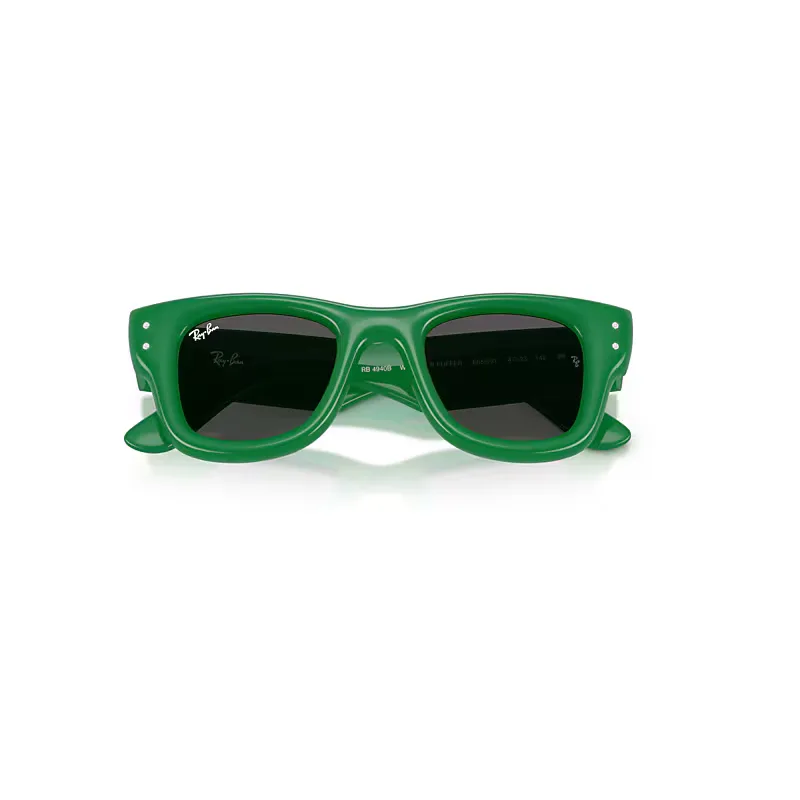 Wayfarer Puffer Crystal Edition Sunglasses Black Lenses