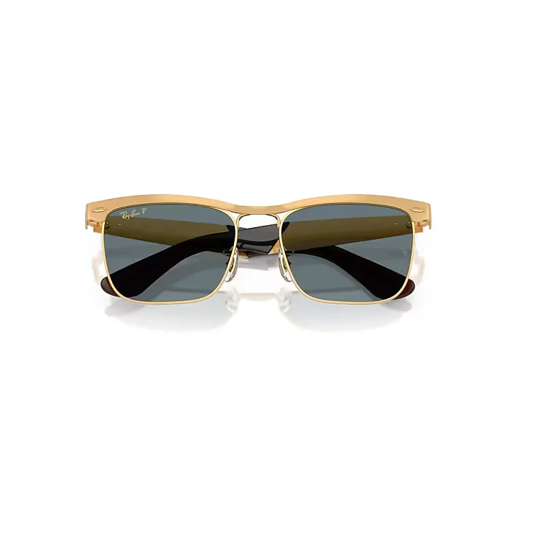 Wayfarer Deluxe Sunglasses Blue Lenses Polarized
