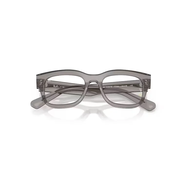 Rb5528m Optics Scuderia Ferrari Collection Eyeglasses Transparent Grey Frame Clear Lenses Polarized by Ray-Ban
