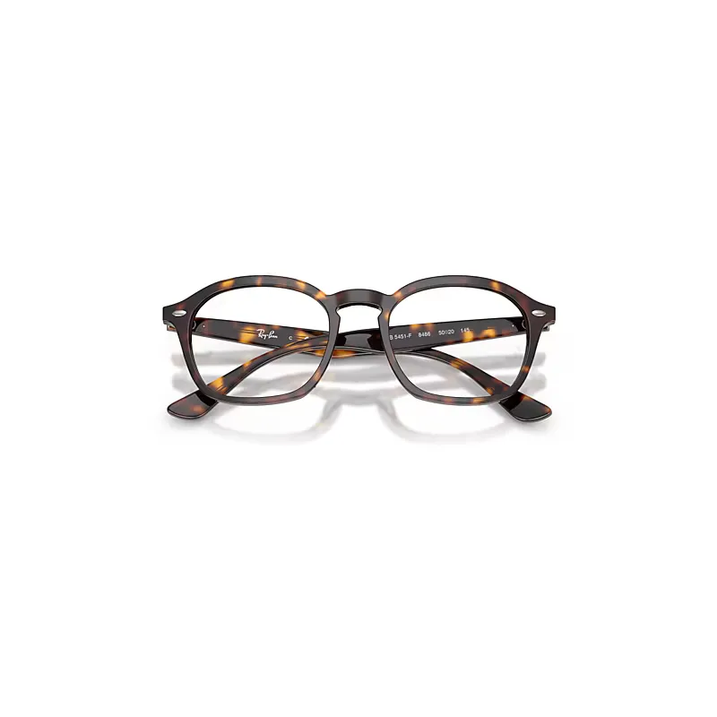 Rb5451 Optics Eyeglasses Havana Frame Clear Lenses Polarized