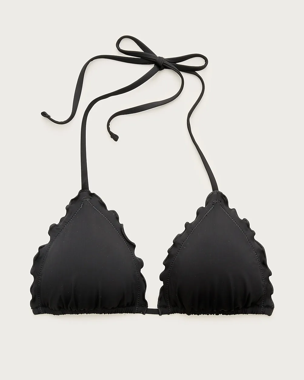 Lettuce-Trim String Bikini Top by J.Crew