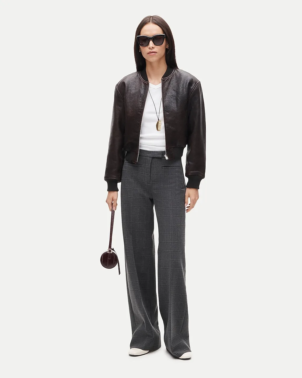 New Carolina Pant in Plaid Four-Season Stretch by J.Crew