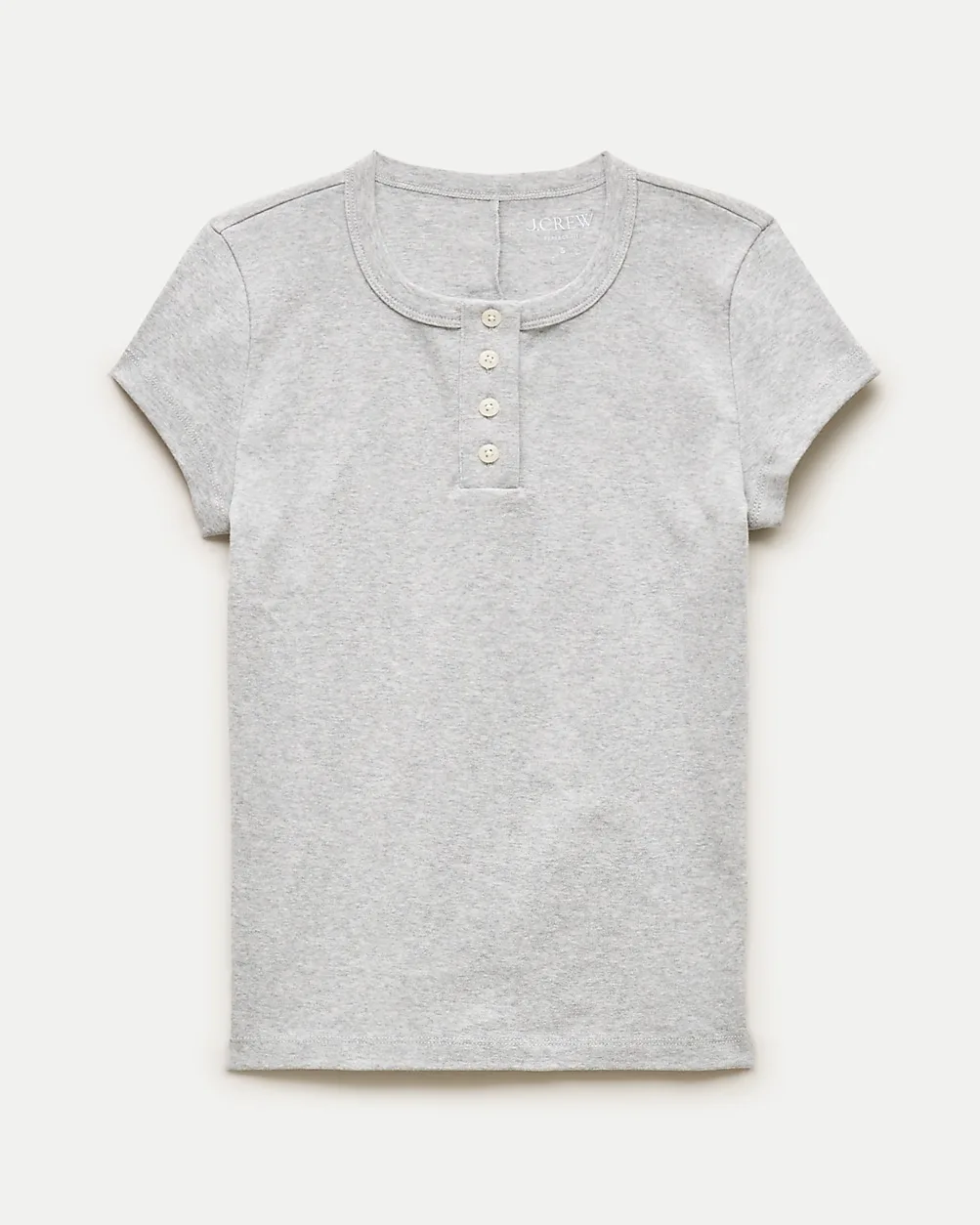 Perfect-Fit Short-Sleeve Henley by J.Crew