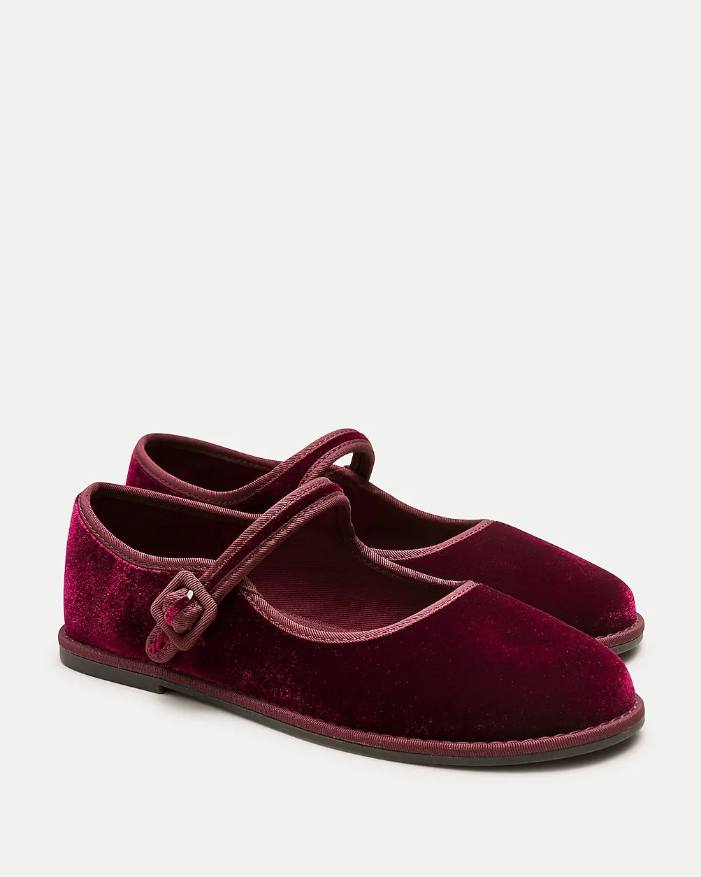 Mary Jane Ballet Flats in Velvet by J.Crew