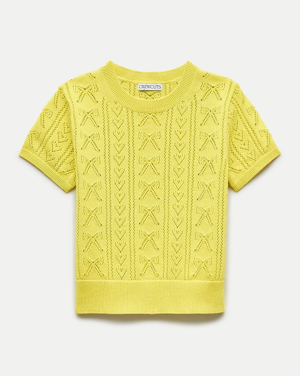Bow-Pointelle Sweater-Tee by J.Crew
