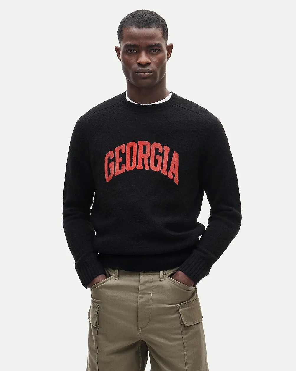 '47 x J.Crew Brushed Wool Georgia Sweater by J.Crew