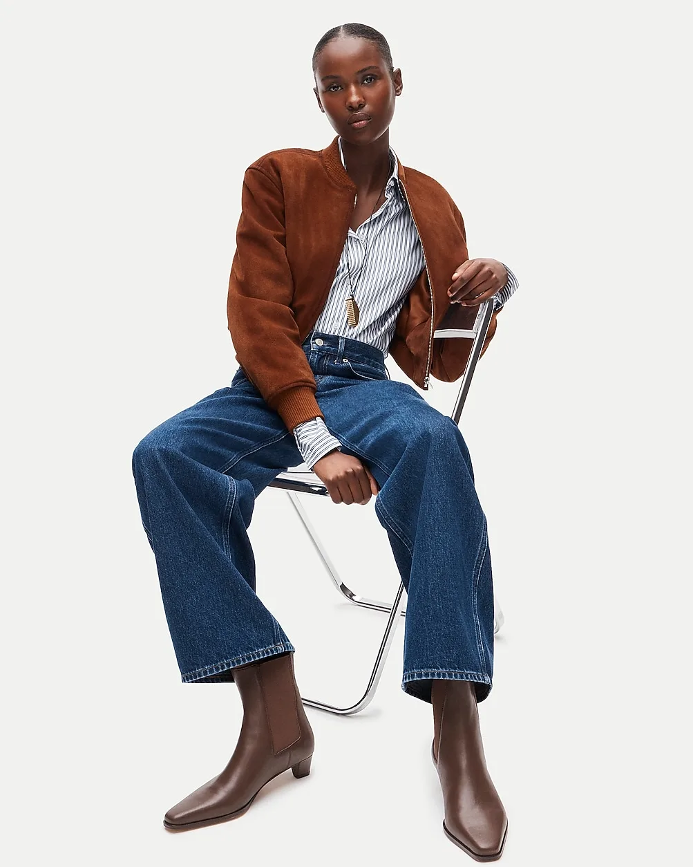 Chelsea Pull-On Boots in Leather by J.Crew