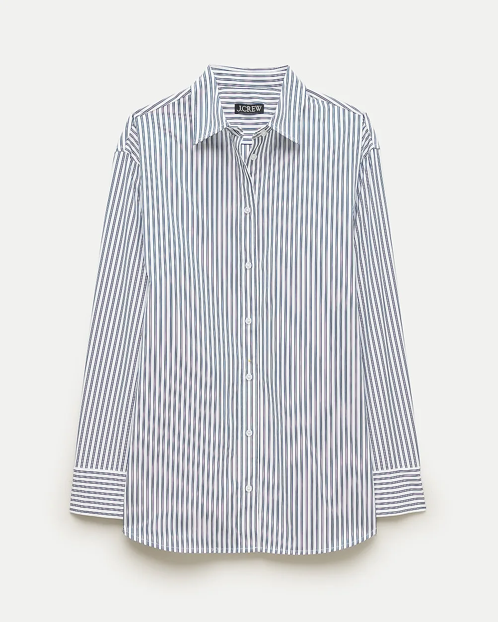 Cinched Button-Up Shirt in Greenwich Poplin by J.Crew