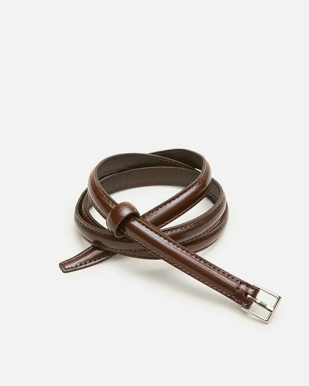 Berkeley Skinny Belt in Italian Leather