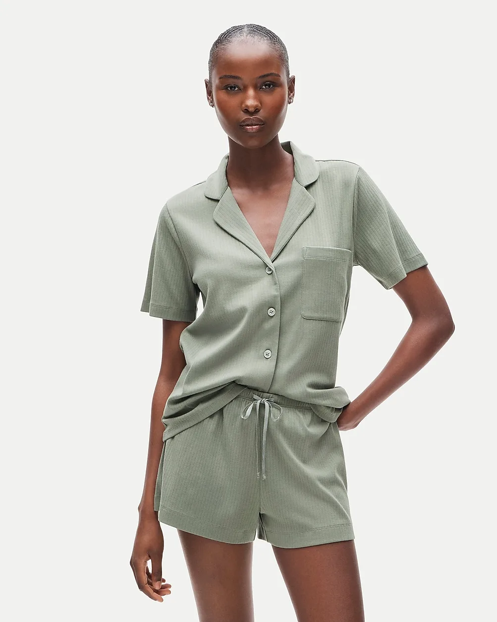Dreamy Rib Pajama Short Set